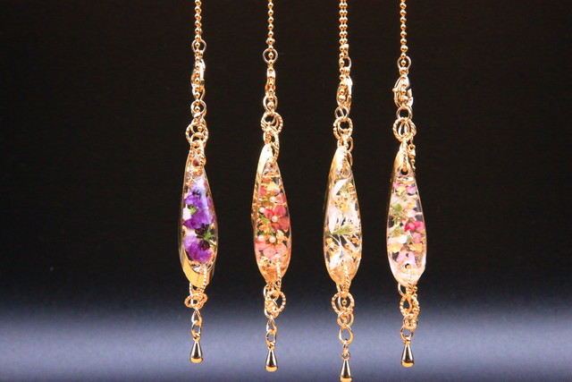 ブレスレット レジン 花 アクセサリー Otoneiron