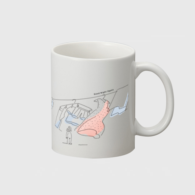 グッナイ小形 生きててくれて ありがとね マグカップ 送料込み Cafeoshop