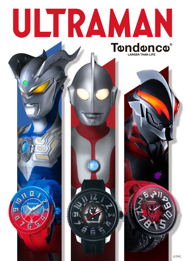 【Tendence テンデンス】TY532010 初代ウルトラマンモデルFLASH/国内正規品 腕時計