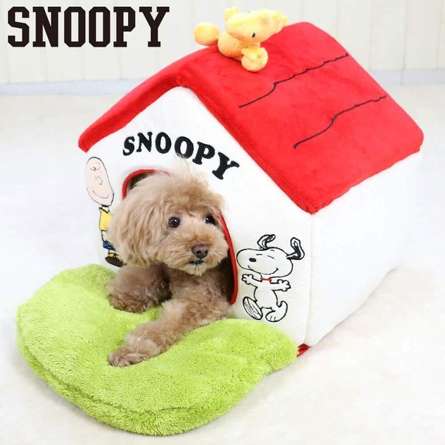 Snoopyハウス 小 庭付き 赤屋根 スヌーピー 可愛い 3 Dreamy Magic