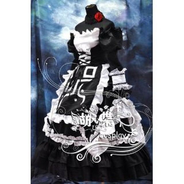 東方project 東方永夜抄 八雲紫風 ゴシックロリー コスプレ衣装 完全オーダーメイド セミオーダー オーダーメイドcosplay館