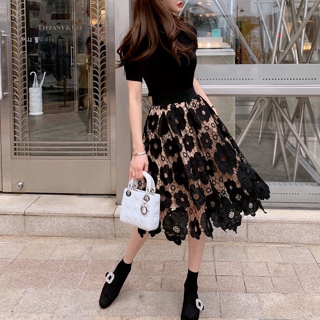 【再入荷】レースフラワーセットアップ