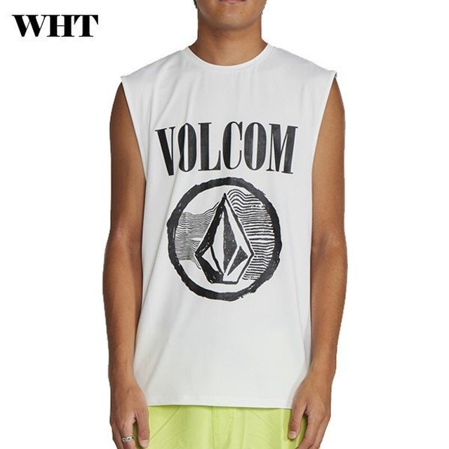 N ボルコム タンクトップ メンズ インナー ノースリーブ ホワイト ブラック 白 黒 夏 おしゃれ ギフト Volcom Stone Mind Tank Beachdays Okinawa