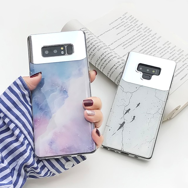 ミラー付き Galaxy Note8 Note9 S9plus S10 Case 大理石柄 個性 韓国芸能人愛用 おしゃれ Jpcasecase 携帯ケース 通販