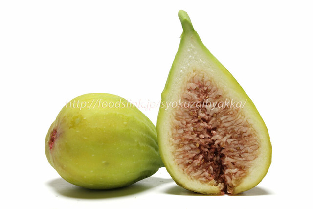 白イチジク バナーネ 夏果 Figbanane19 5184 3456 旬の食材百科 ロイヤリティーフリー画像素材