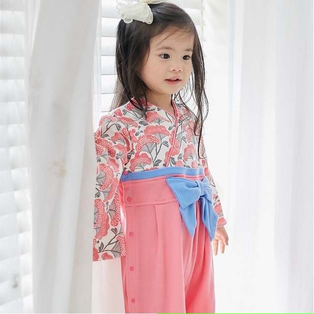 即納 70 女の子 袴ロンパース 和装 雛祭り 水色リボン ベビー キッズ 記念写真 退院 お宮参り お食い初め お正月 子供の日 端午の節句 節句 ハーフバースデー 初誕生 初節句 お祝い 結婚式 お出かけ 冠婚葬祭 出産祝い プレゼント 春 秋 冬 送料無料 ベビーフォーマル