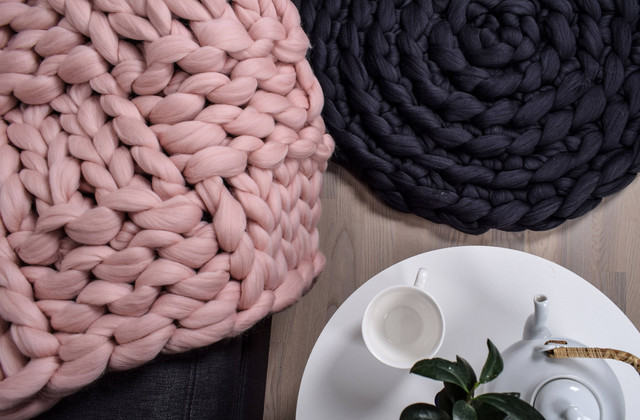 Cat Bed 35cm Merino Wool 100 Knit チャンキーヤーン チャンキーニット Twelve12