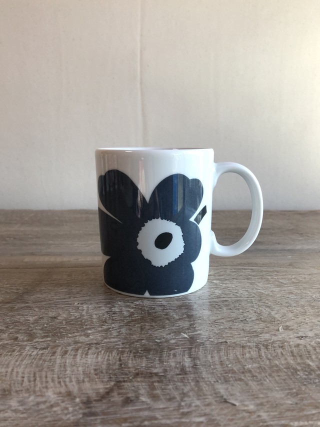 Marimekko マリメッコ Unikko ウニッコ グレー マグカップ Coffee Vintage Mumrik