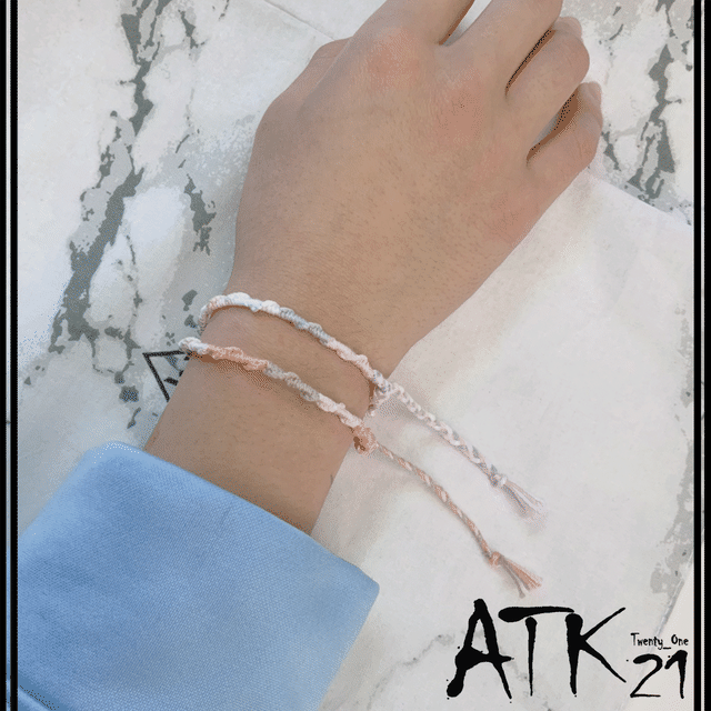 2点セット ハンドメイド ペア カップル ミサンガ Missanga ブレスレット コードミサンガ お守り 手作り メンズ レディース ユニセック アクセサリー Mb12 Atk21