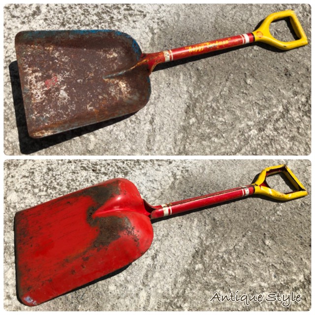 1940 S オハイオアート メタル トイスコップ おもちゃ シャベル Ohio Art アメリカンヴィンテージ F 033 015 Antique Style アンスタ アメリカ買付けのヴィンテージ アンティークのおみせ
