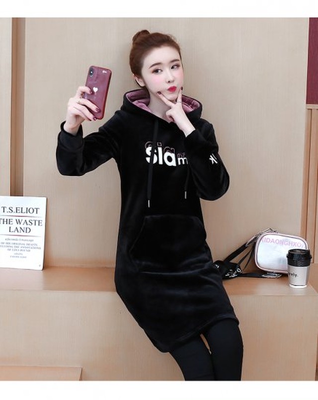 裏起毛 パーカー レディース ロングパーカー レディース 裏起毛 パーカー レディース ロング フード付き あったか 裏起毛 スウェット プルオーバー K07 Shopmall To You