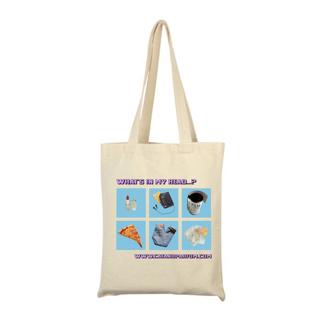 What's in my head...? Cotton Tote Bag