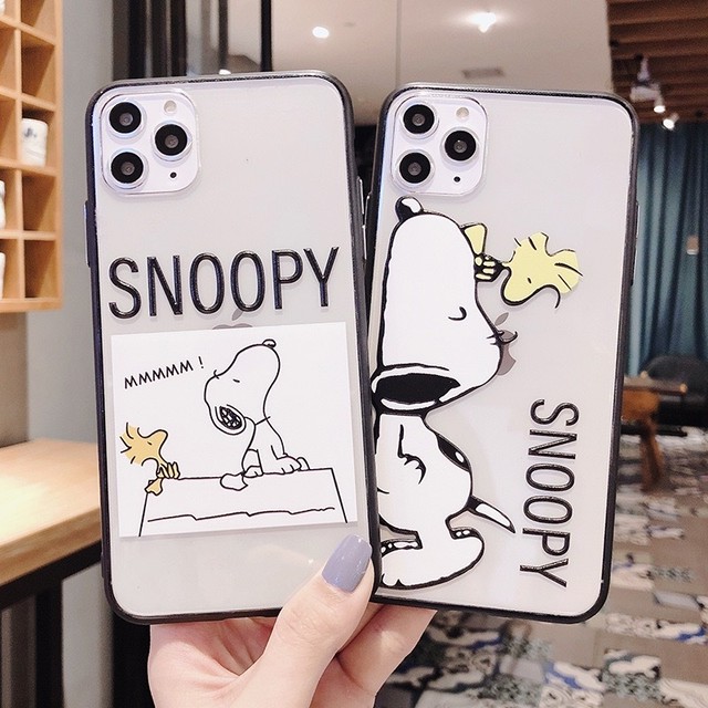 即納 送料無料 Iphone11シリーズ対応 Iphone Case Snoopy Snoopy スヌーピー Iphone 携帯ケース クリア シンプル Glory Be