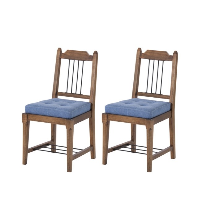 Mindy Dining 2 Chairs / 北欧アンティークスタイル ダイニングチェア 2脚セット