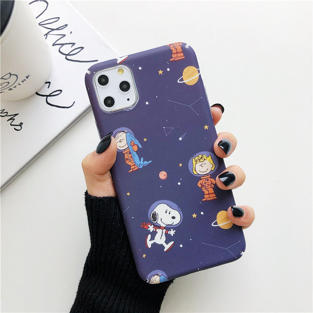 即納 送料無料 Snoopy スヌーピー Iphoneケース 携帯ケース 宇宙snoopy Angele