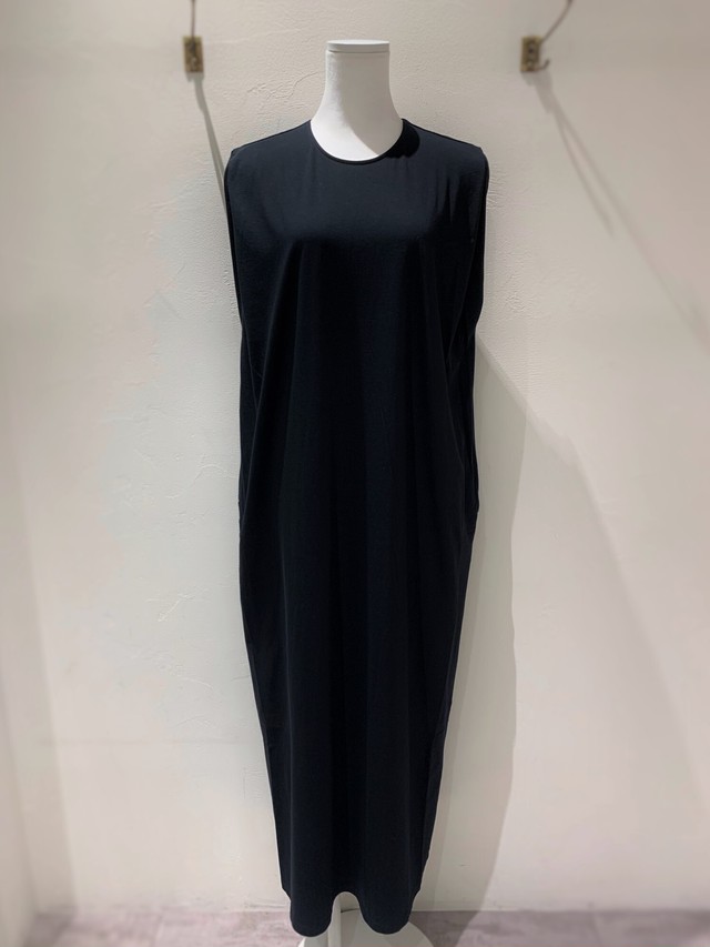 aw Sacra サクラ ノースリーブロングカットワンピース D Brown Black Anne Canalcity On Line