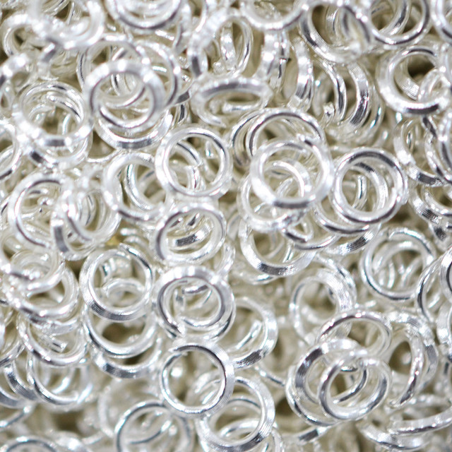 丸カン シルバー 銀色 外径約4mm 50個 丈夫な太さの0 7mm 手作りピアスやネイルアートに プリンセスネイル