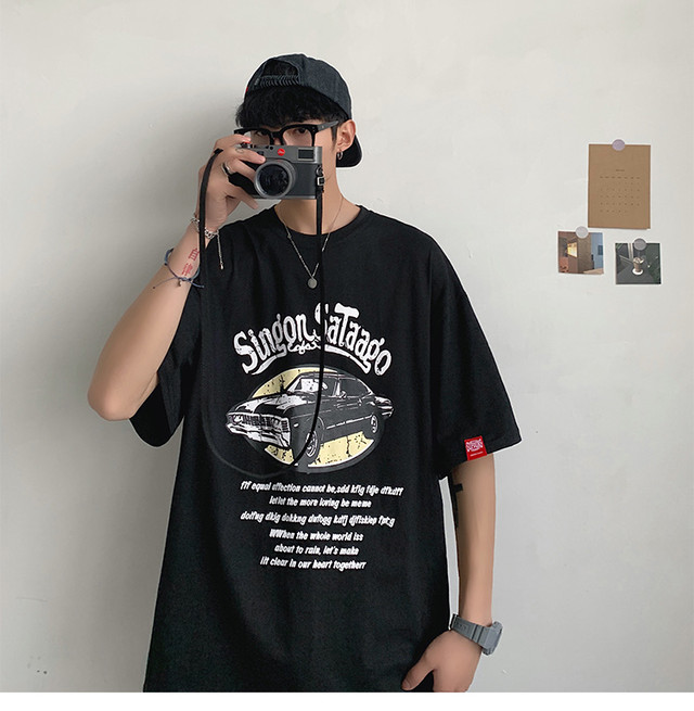 Lappster男性のグラフィックtシャツ男ヴィンテージkpopかわいいtシャツ男性eseストリートヒップホッププラスサイズ 大きめサイズ 大人ガーリー スウィート キュート カジュアル ビンテージ Lappster公式ストア Efect