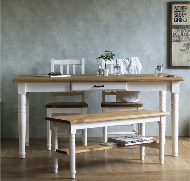 French County Dining Set / 4点セット フレンチカントリー ダイニングセット