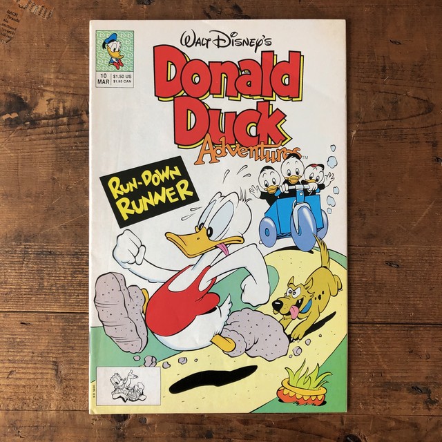 ヴィンテージ アメコミ Walt Disney S Donald Duck Adventures No 10 Mar 1991 ドナルドダック ディズニー 英語 E Vintage ヴィンテージ 洋書 雑貨のお店