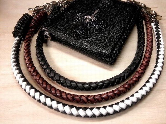 ウォレットチェーン メンズアクセサリー アクセサリー ファッション 本革 ウオレットチェーン レザーウォレット ロープ 手編 シンプル 3011 Tre Fiore