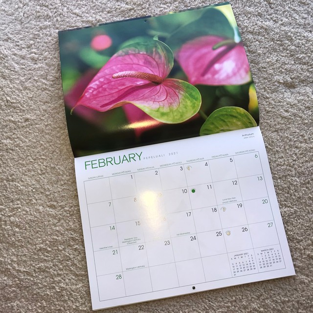 Calendar 21 オープン記念セール開催中 Hawaii直輸入 ハワイ壁掛けカレンダー21 Big Mahalo Honolulu