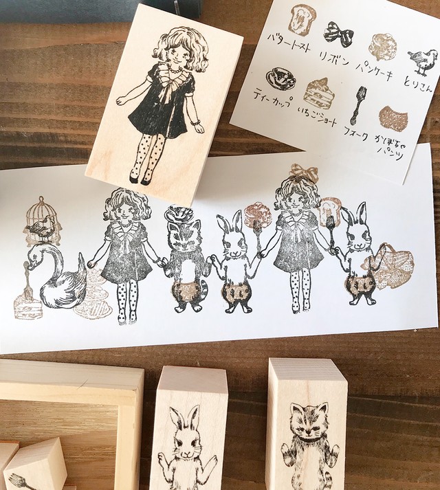 飾れるミニスタンプ かぼちゃパンツ Figpolkadot