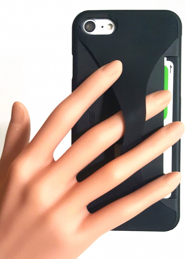 Iphone 8 Iphone7 アイフォン７ アイフォン８ ポケモンgoに最適 Go Case マットブラック マットブラック ゴーケース 片手で操作 プラスチックケース Smartlife
