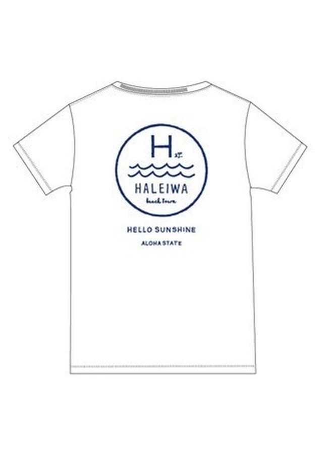 Haleiwa Happy Market Kid S バックプリントtシャツ 90 キッズ ハワイアン Hawaiian Shop Akoakoa