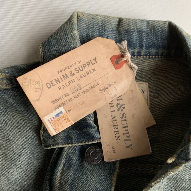 Denim Supply Ralph Laurenデニムアンドサプライ ラルフローレン デニムジャケット 263 ｓｅｃｏｎｄ Hand Red