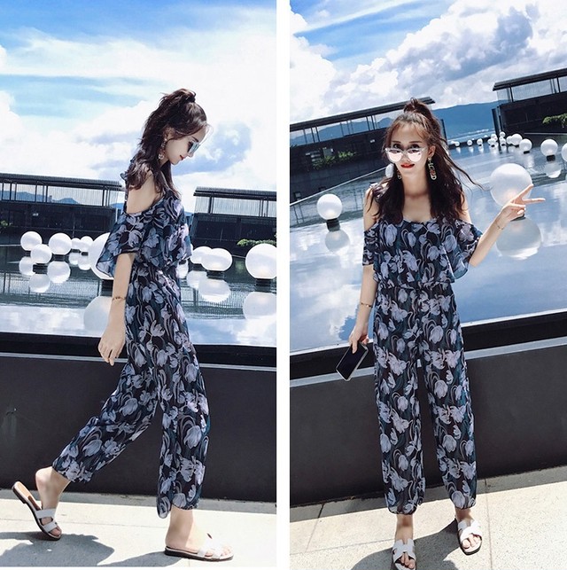 レディース 水着 3点セット タンキニ フレアロングスカート オールインワン ノースリーブ 半袖 ボヘミアン風 花柄 ゆったり 体型カバー フリル リボン カラーバリエーション 大人可愛い セクシー リゾート 春夏 Officewalaa オフィスワラア レディースファッション スタイル