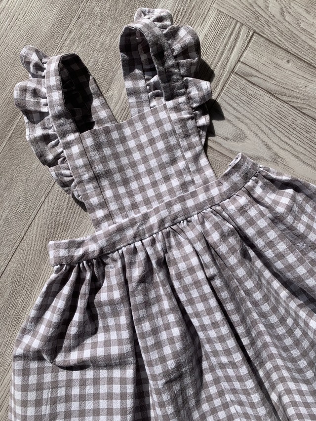 限定品 ハンドメイド ワンピース エプロン レース チェック ギンガム ロングワンピース President Rmutsb Ac Th