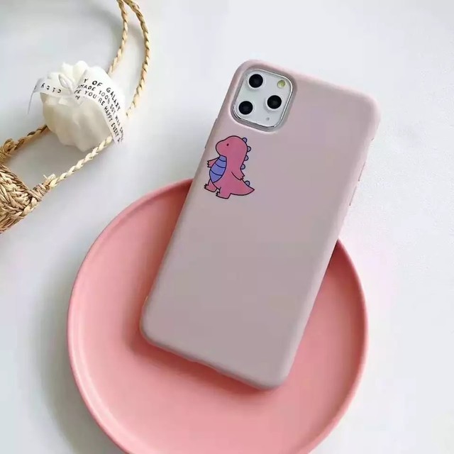 送料無料 カップルにオススメ 可愛い 恐竜 キャラクター Iphone スマホケース カバー ショップ Kirareallady キラリアル レディ