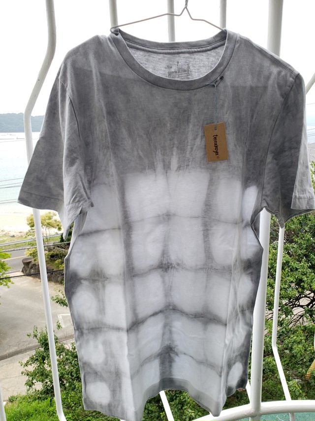 麻炭染めtシャツ Terrakoya