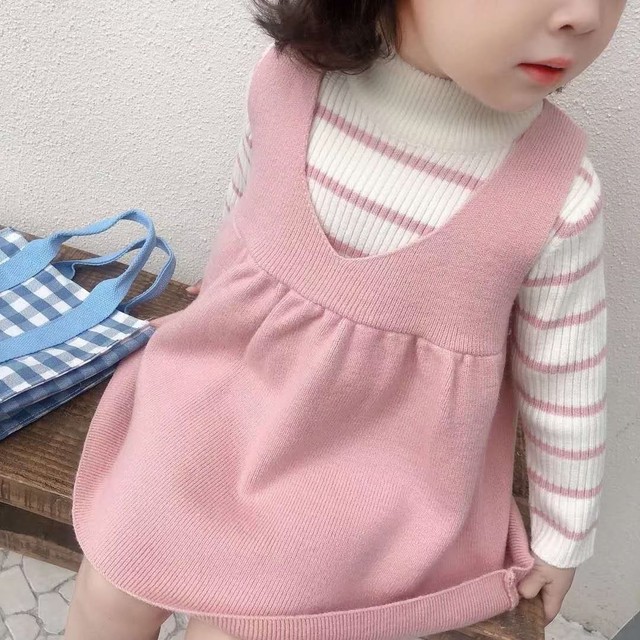 即納 ニット ワンピース セットアップ ベビー キッズ 子供服 80 90 100 110 1 輸入服 セレクトショップ 2点セット 752 Ikko Online