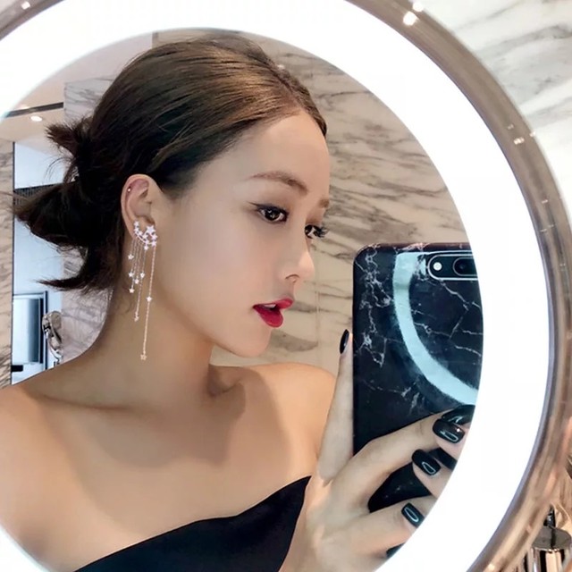 star chain earrings