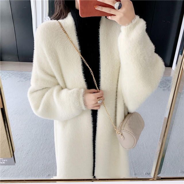 ファーコート ガウンコート ノーカラー フェイクファー ロングコート 羽織り かわいい きれいめ エレガント カジュアル おしゃれ おでかけ デート パーティー Crystalhk