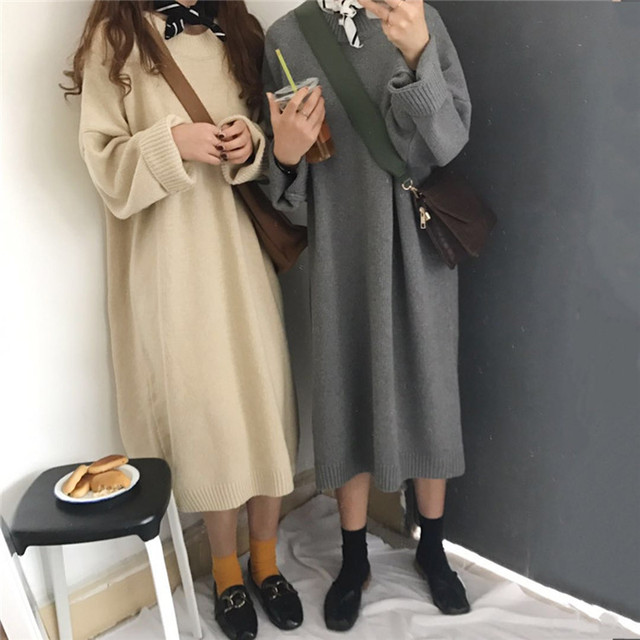 コーデ自由自在 ゆったり ロングニットワンピース マキシ丈 秋冬 リブニット 女子会 マタニティ デート シンプル Wanpi コーデ自由自在 ゆったり ロングニットワンピース マキシ丈 秋冬 リブニット 女子会 マタニティ デート シンプル Wanpi