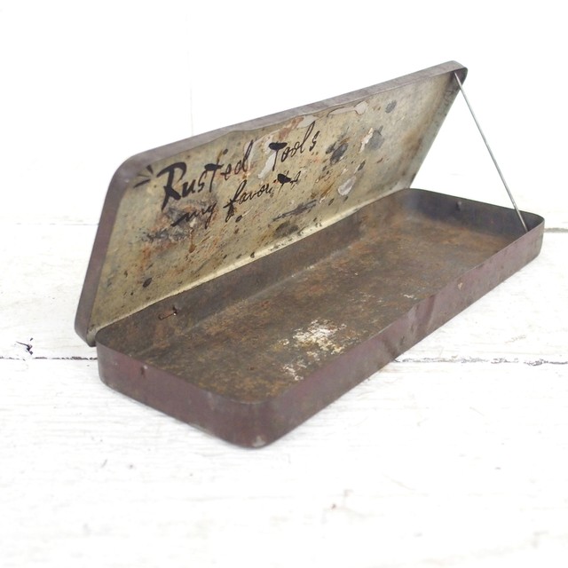 リメイク古道具 缶ペンケースアレンジ Naco Re Antique