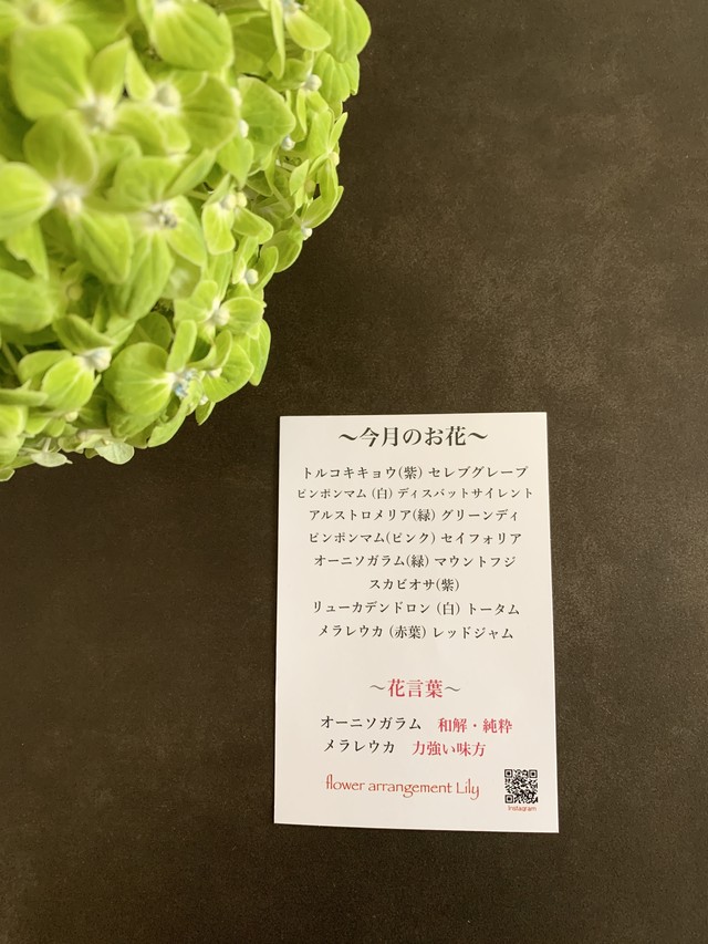 季節のお花定期便 毎月2回お届け 11 000コース 消費税 送料込み Lilyflower72