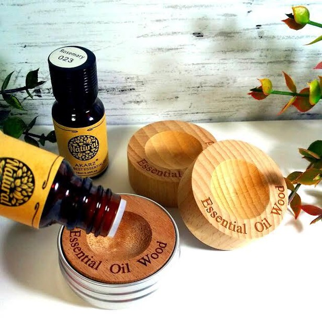 天然木 アロマディフューザー ケース付き 精油 エッセンシャルオイル 芳香器 アロマデッシュ 置き型 ウッドディフューザー インテリア アロマテラピー アロマセラピー Micor ナチュラルエッセンシャルオイル Akarz専門店