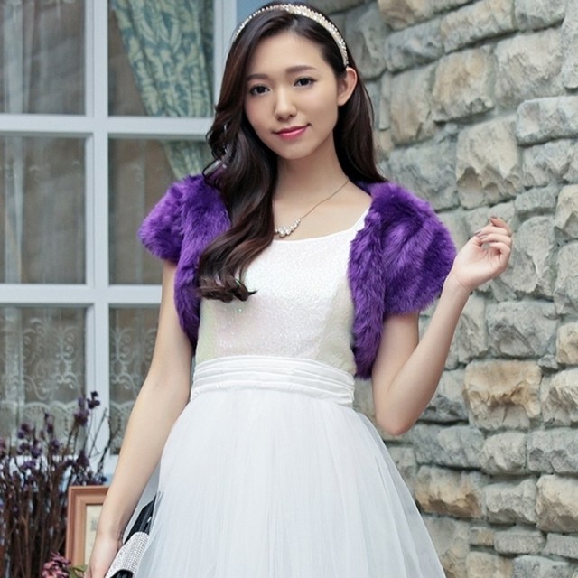 ファーボレロ ボレロ ファー ファーのボレロ 結婚式 ボレロ ボレロ 結婚式 ボレロ ジャケット ボレロ 結婚式 長袖 結婚式ボレロ 大きいサイズ 冬 ショール ストール Dressy Lily ドレッシーリリー プチプラドレスワンピース専門店