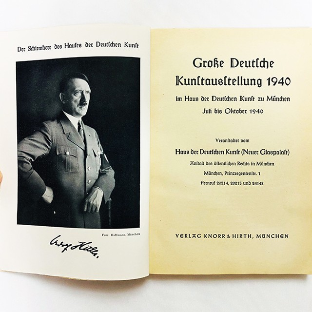 ナチス ドイツ 大ドイツ芸術展 1940年オリジナル図録 Mondo Modern モンド モダーン