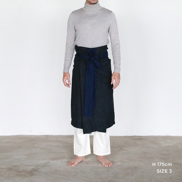 G-30 作業腰巻 ぬくい　縞