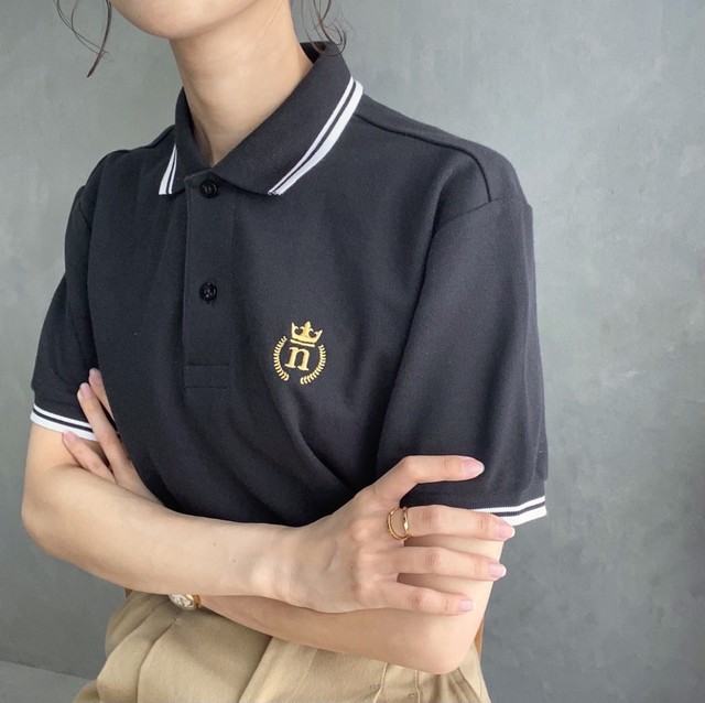 line polo shirt