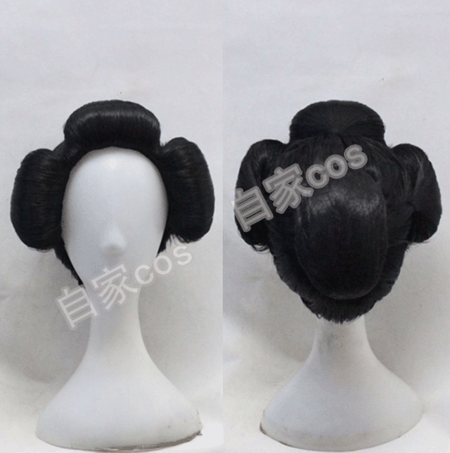 耐熱180 コスプレウイッグ おいらん遊女 日本髪 かつら 鬘 日本舞踊 演劇 芝居 歌舞伎3 花魁 道中大衆演劇 芸者 舞妓 Sencos