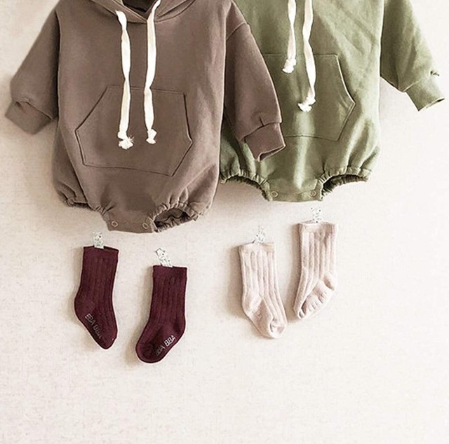 Citron くま耳 ロンパース フリース 赤ちゃん ベビー服 くすみカラー 子供服 子供 女の子 男の子 長袖 春 夏 秋 冬 出産祝い プレゼント お出かけ キッズ Sweetchild