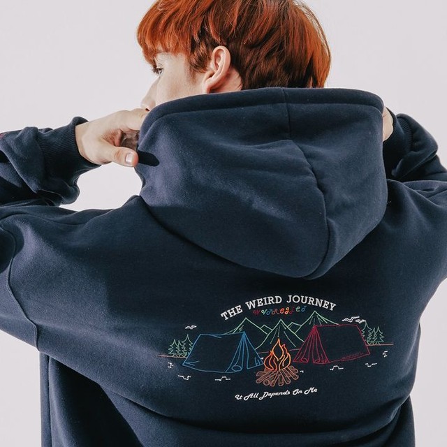 Wv Project Darkness Hood 4 Color ダブリューブイプロジェクト 正規品 韓国ブランド 韓国ファッション 韓国代行 韓国通販 パーカー Bonz 韓国 ブランド 正規品のみ