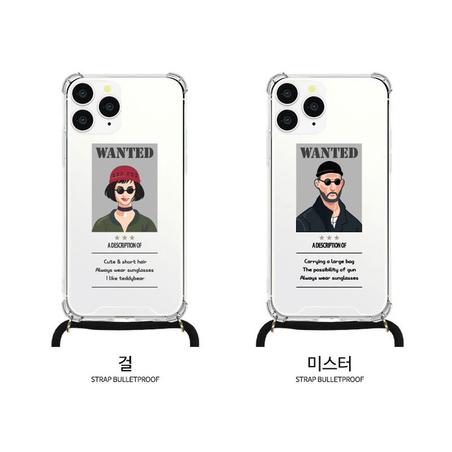 Try Cozy Iphone12 12pro Mini Promax ストラップ 耐衝撃 透明 クリアケース ショルダー シンプル スタイリッシュ 斜め掛け スマホケース レオン マチルダ イラスト 手描き Wanted Sti 354 P0000dxr Hanholic Jp Iphoneケース スマホアクセサリー 輸入雑貨