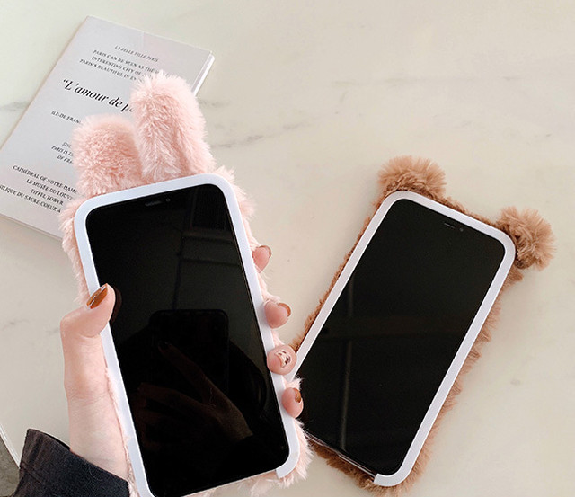 ベア ウサギ Iphone 11 11pro Xs Xrケース ふわふわ 冬 春 新品 Jpcasecase 携帯ケース 通販